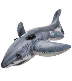 Надувная акула с ручками Intex 57525 (173x107 см) - фото 10310
