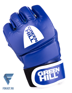 Перчатки для MMA Combat Sambo MMR-0027CS, к/з, синие - фото 16333