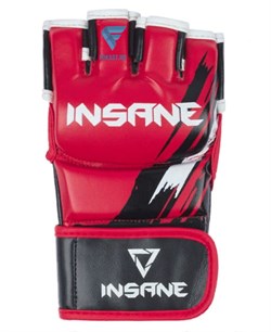 Перчатки для MMA FALCON, ПУ, красный, M - фото 20193