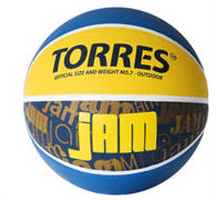 Мяч баскетбольный TORRES JAM, размер.7 B02047