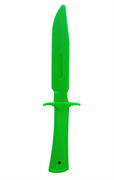 Нож односторонний твердый МАКЕТ зеленый