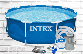 Каркасный бассейн Intex 28202 фильтр-насос (305х76см)