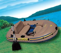 Надувная лодка excursion-3 set (262X175X42) INTEX 68319