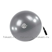 Мяч гимнастический+массажный "Lite Weights" d-65см BB010-26+насос