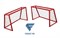Комплект игровых ворот для футбола/хоккея СС120А (красные) (120 х 80) 2шт - фото 15892