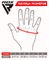 Перчатки для MMA GGR-F12R, красный - фото 18443