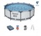 Каркасный бассейн BestWay Steel Pro MAX 56420Б + фильтр насос, лестница, тент, (366х122) - фото 19913