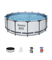 Каркасный бассейн Steel Pro Max Bestway 5612X + насос-фильтр, лестница, тент - фото 20382