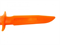 Нож односторонний твердый МАКЕТ оранжевый - фото 20697